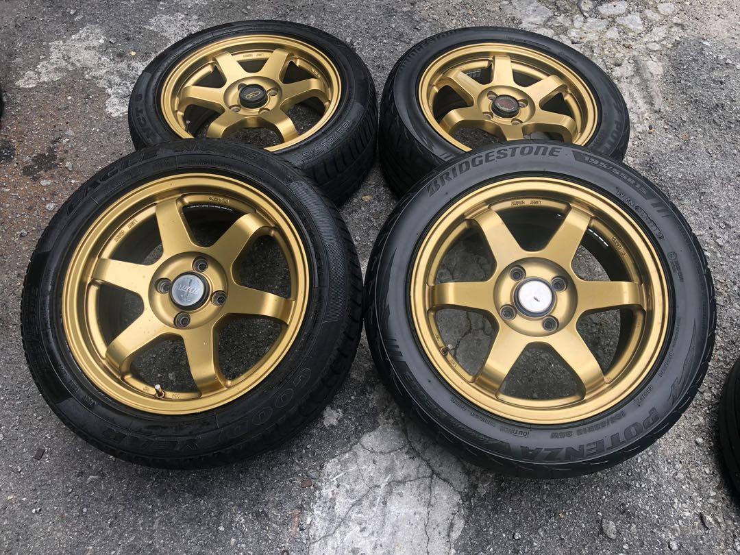 Sport Rim TE37 SL 15 inci, Auto Accessories on Carousell