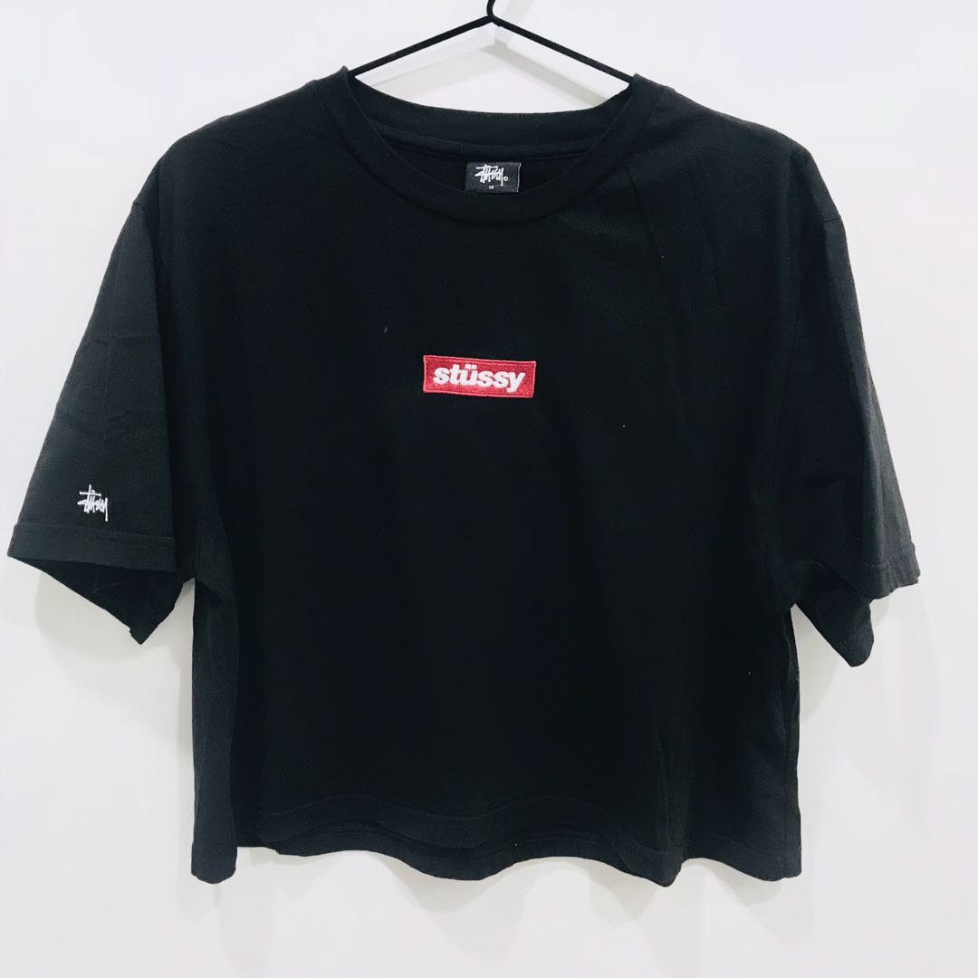 Stussy box logo tee outlet