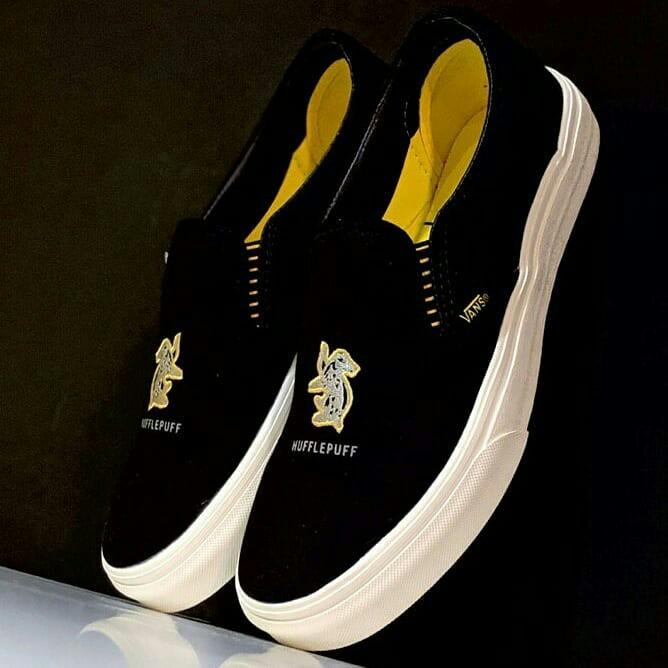 Vans hufflepuff best sale shoes