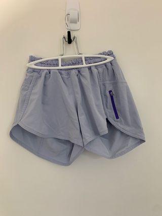 light purple lululemon shorts