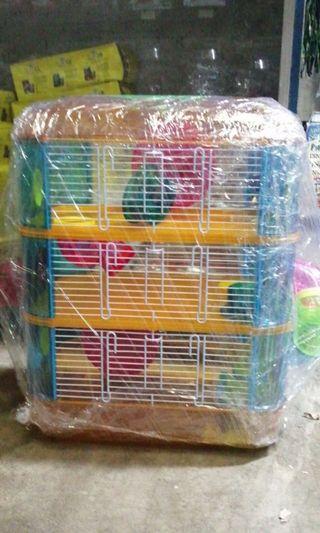 Hamster acrylic cage 3 layer