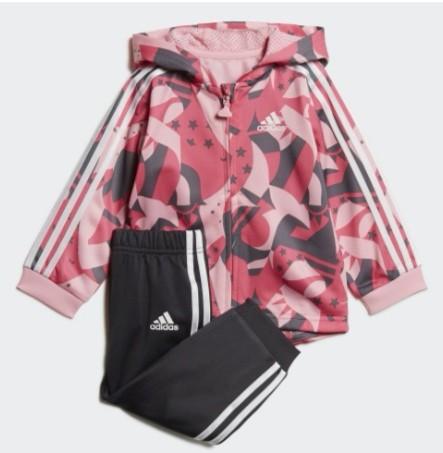 adidas shiny jogger set