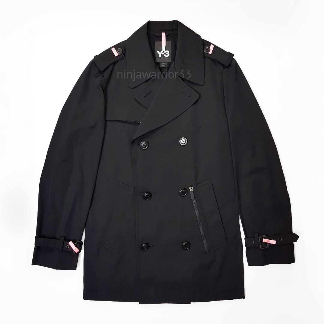 ADIDAS Y3 YOHJI YAMAMOTO classic mens trench coat, Men's Fashion, Coats,  Jackets and Outerwear on Carousell