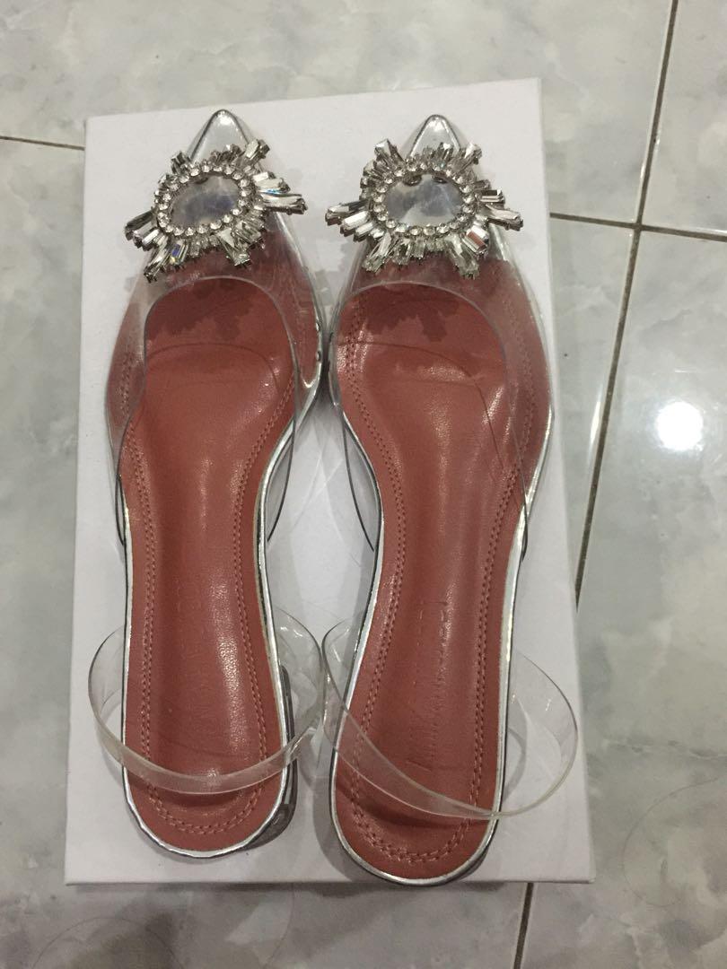 Jual Sepatu Amina Muaddi Diamond Indonesia Shopee Indonesia
