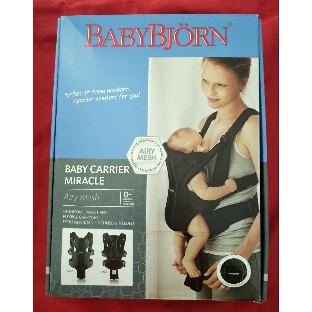 baby bjorn miracle mesh carrier