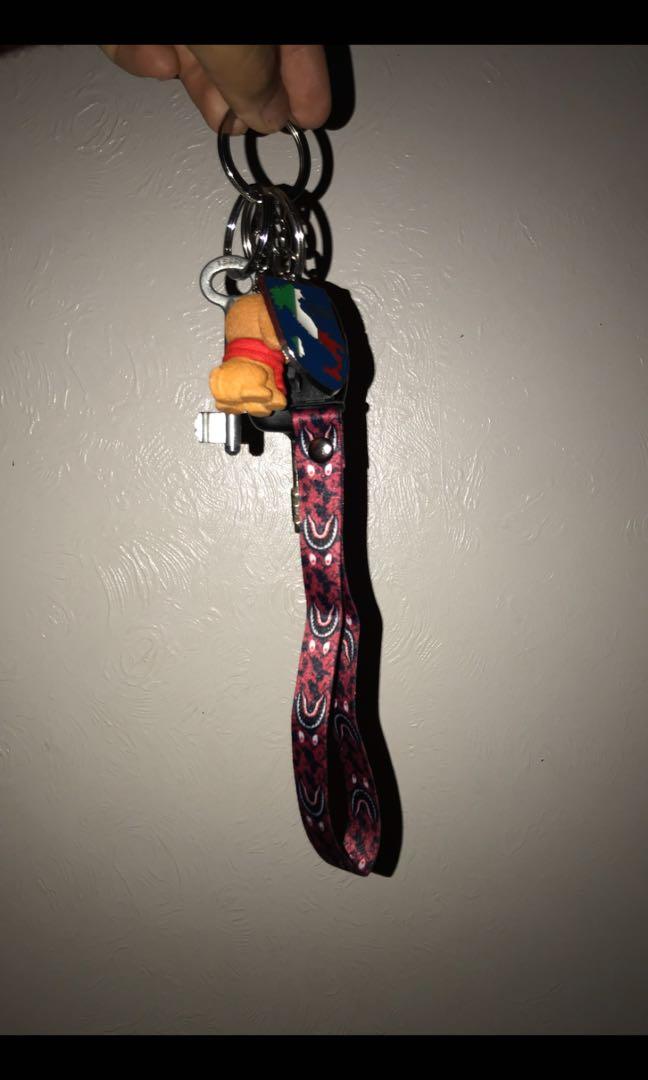Bape Key Ring Mini Lanyard Arm Strap Women s Fashion Accessories on Carousell