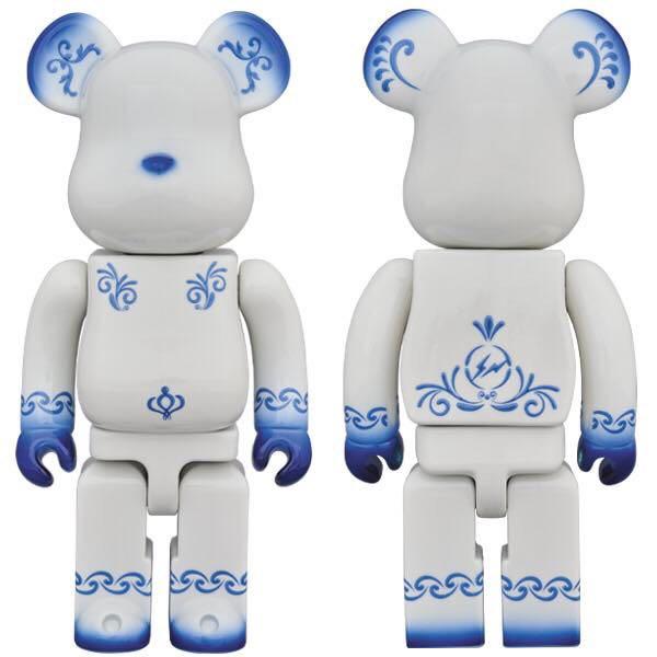 Bearbrick 400% 九谷燒x Fragment Design 潮人潮物潮牌Bear Be@rbrick