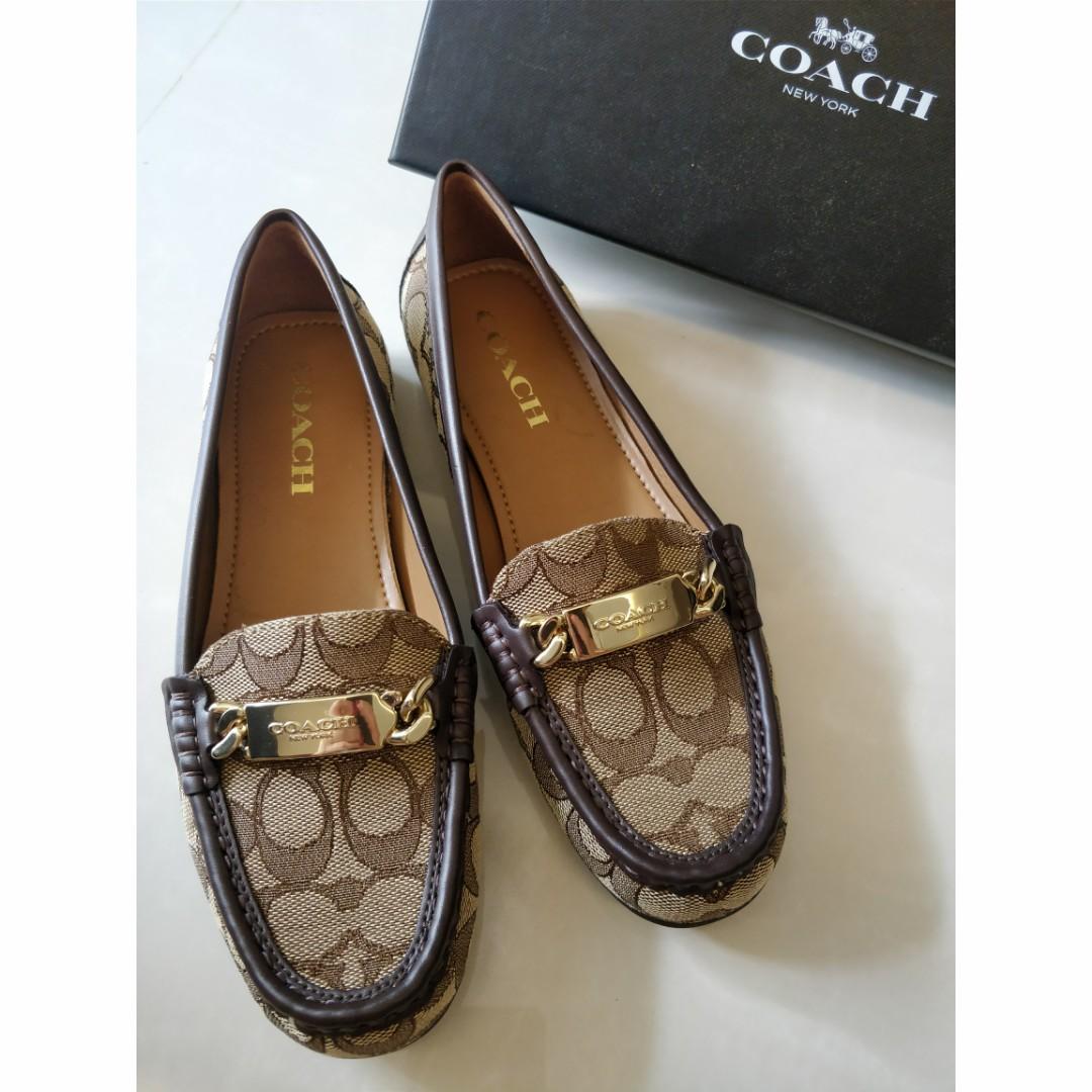 Coach ladies loafers clearance