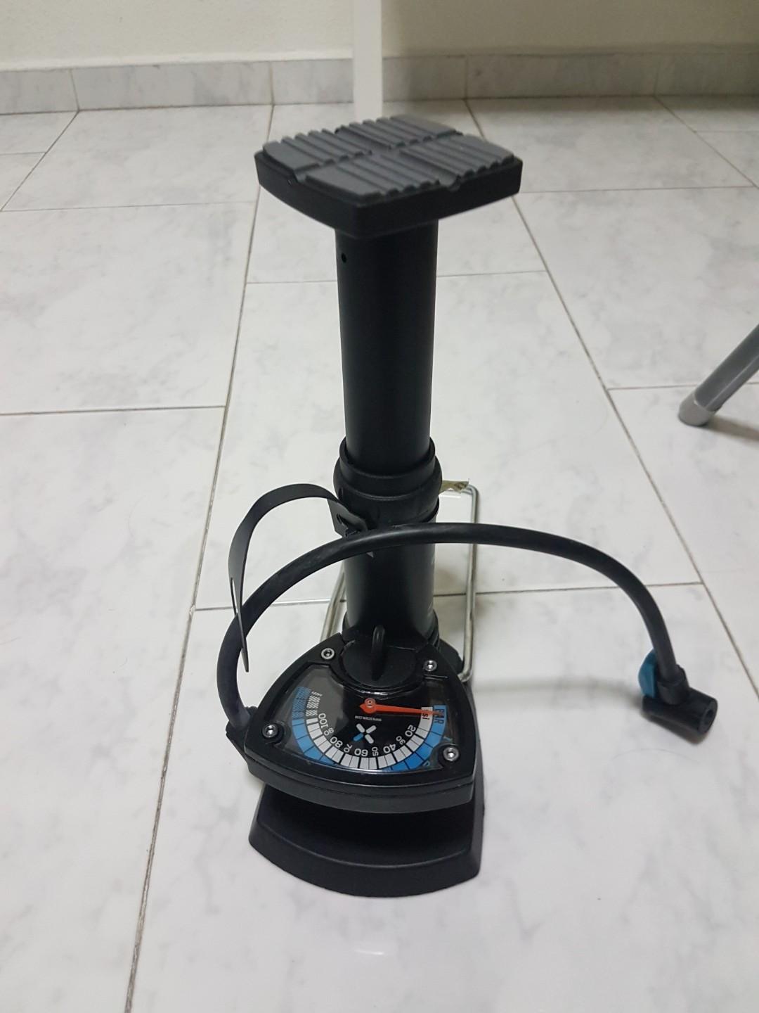 btwin floor pump