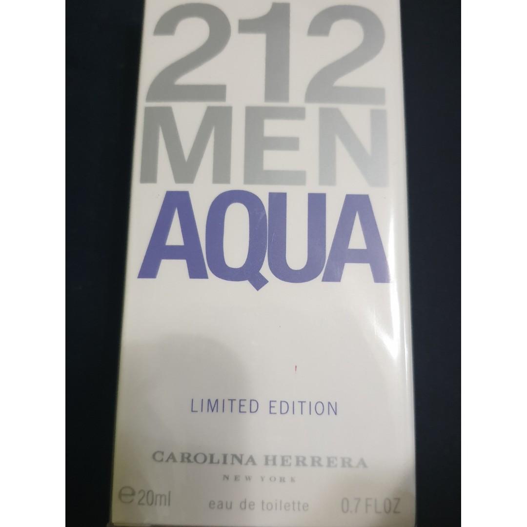Carolina Herrera 212 Men Aqua Limited Edition Edt For Men 20ml