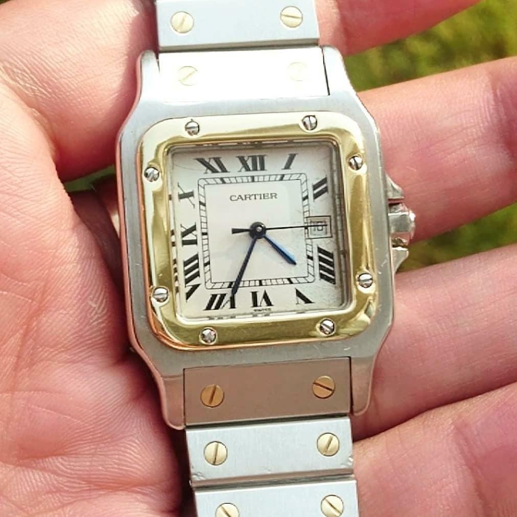 jam tangan cartier automatic original