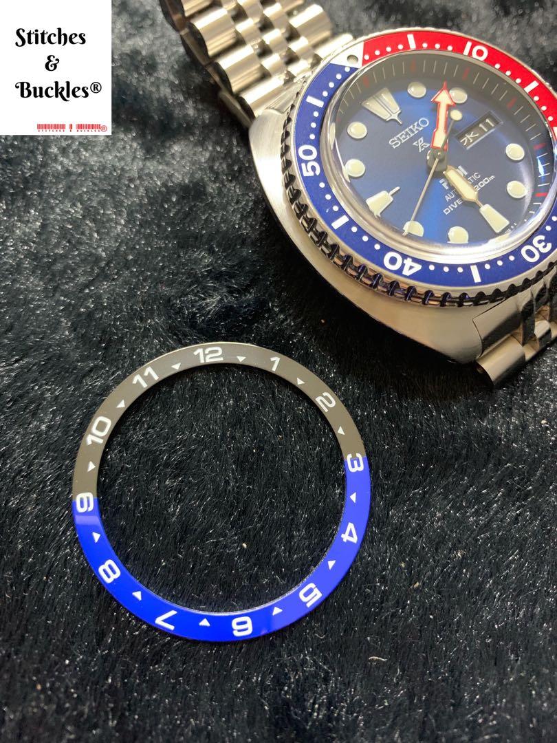 Seiko turtle hotsell ceramic bezel pepsi