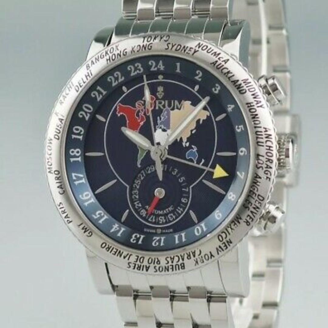 Corum Classical GMT 983.201.20 Automatic Men s ETA 2892 A2 movement