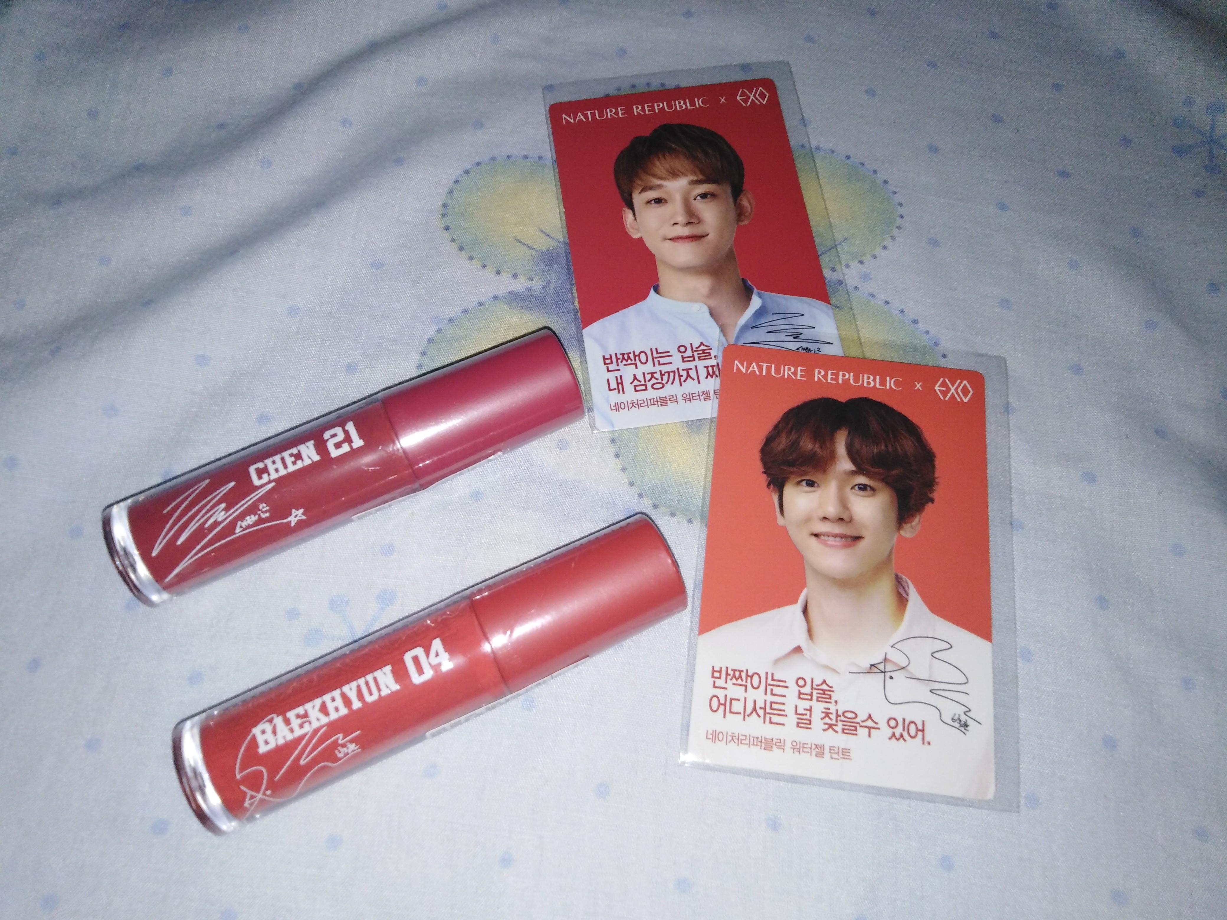 EXO NR LIPTINT | CHEN (Category: K-Wave Merchandise) located in Manila. Submitted by deeglamorous (Listing ID 251834763, Image 1). Description: EXO Liptint with CHEN photocard..