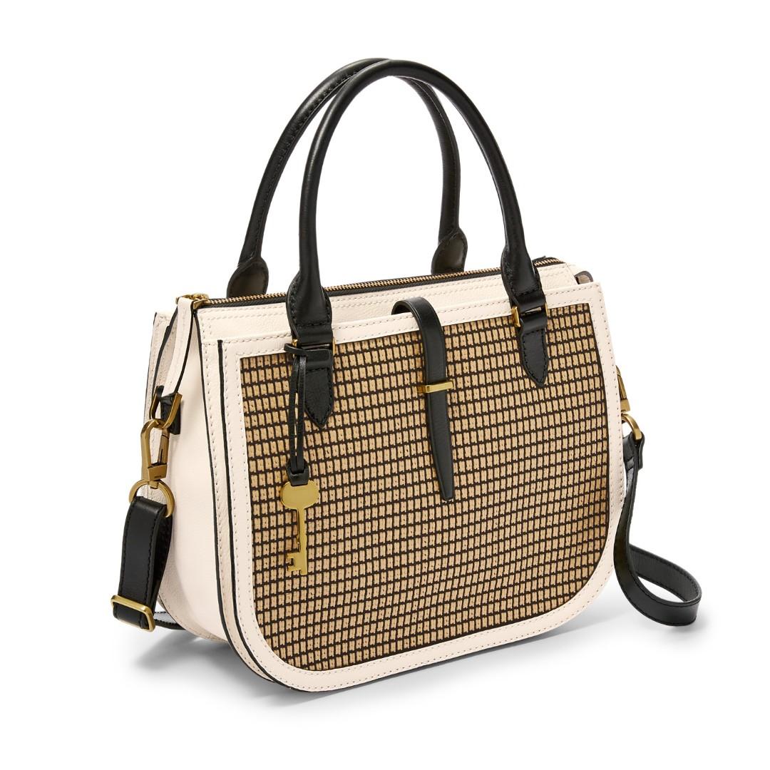 Fossil ryder on sale satchel neutral multi