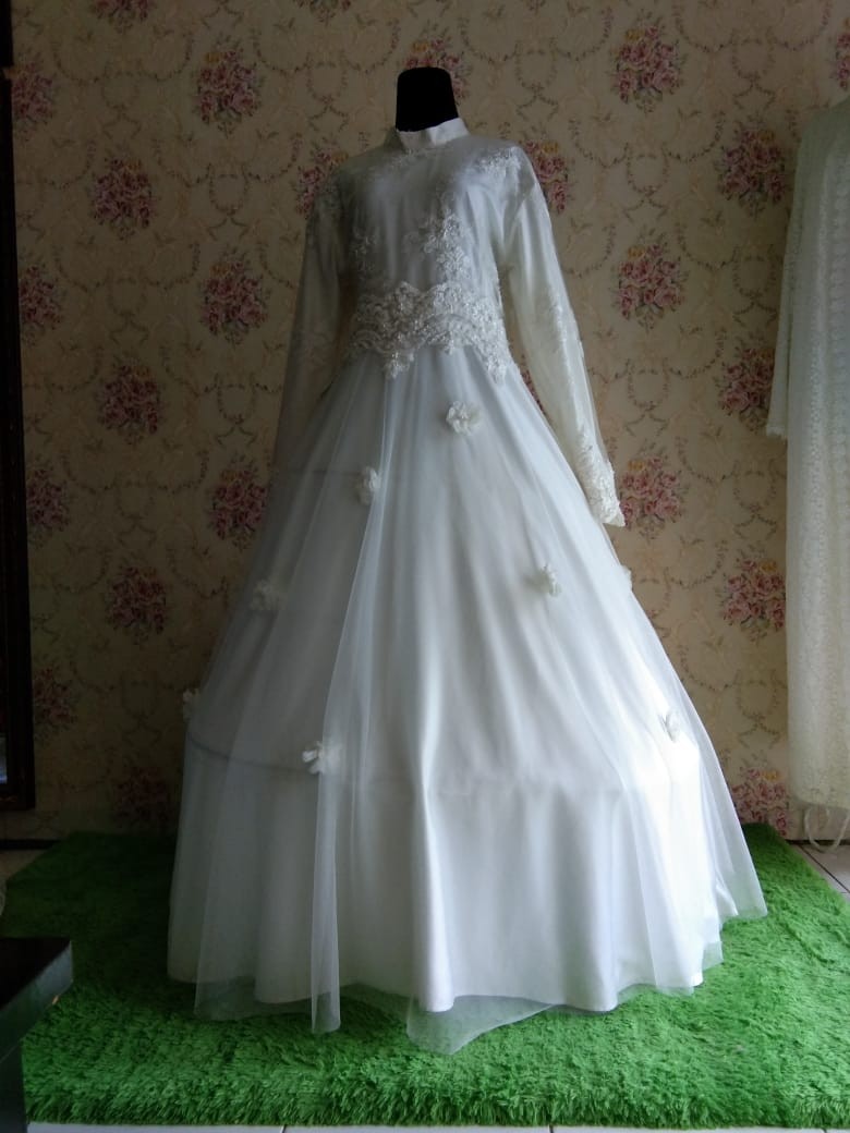 Gaun Pengantin Muslimah Syari, Fesyen Wanita, Muslim ...