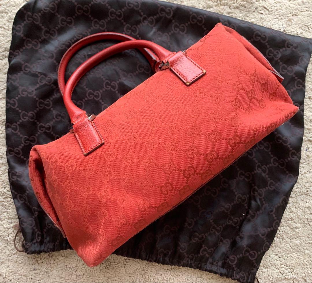 Gucci Boston red monogram (speedy 