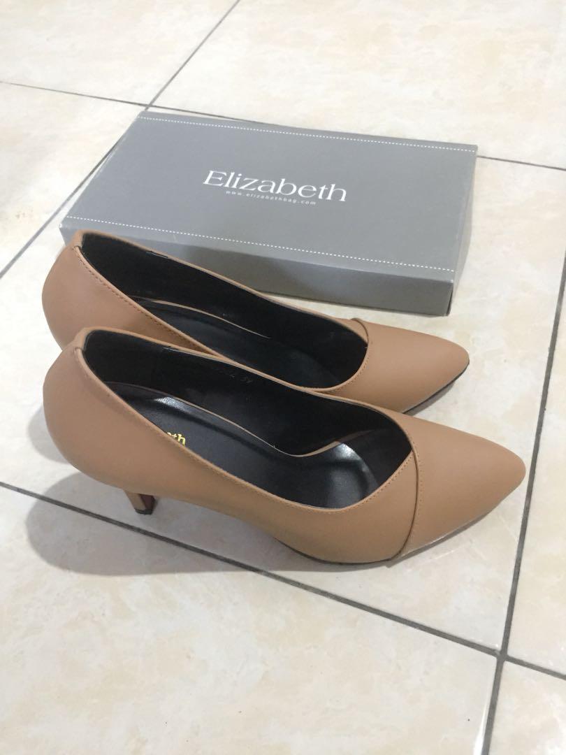 High Heels Elizabeth Fesyen Wanita Sepatu Di Carousell
