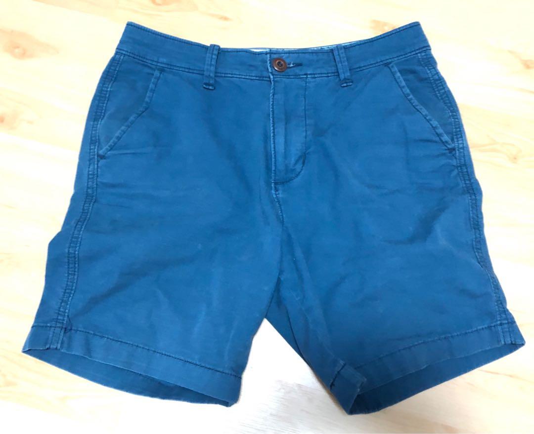 hollister blue shorts