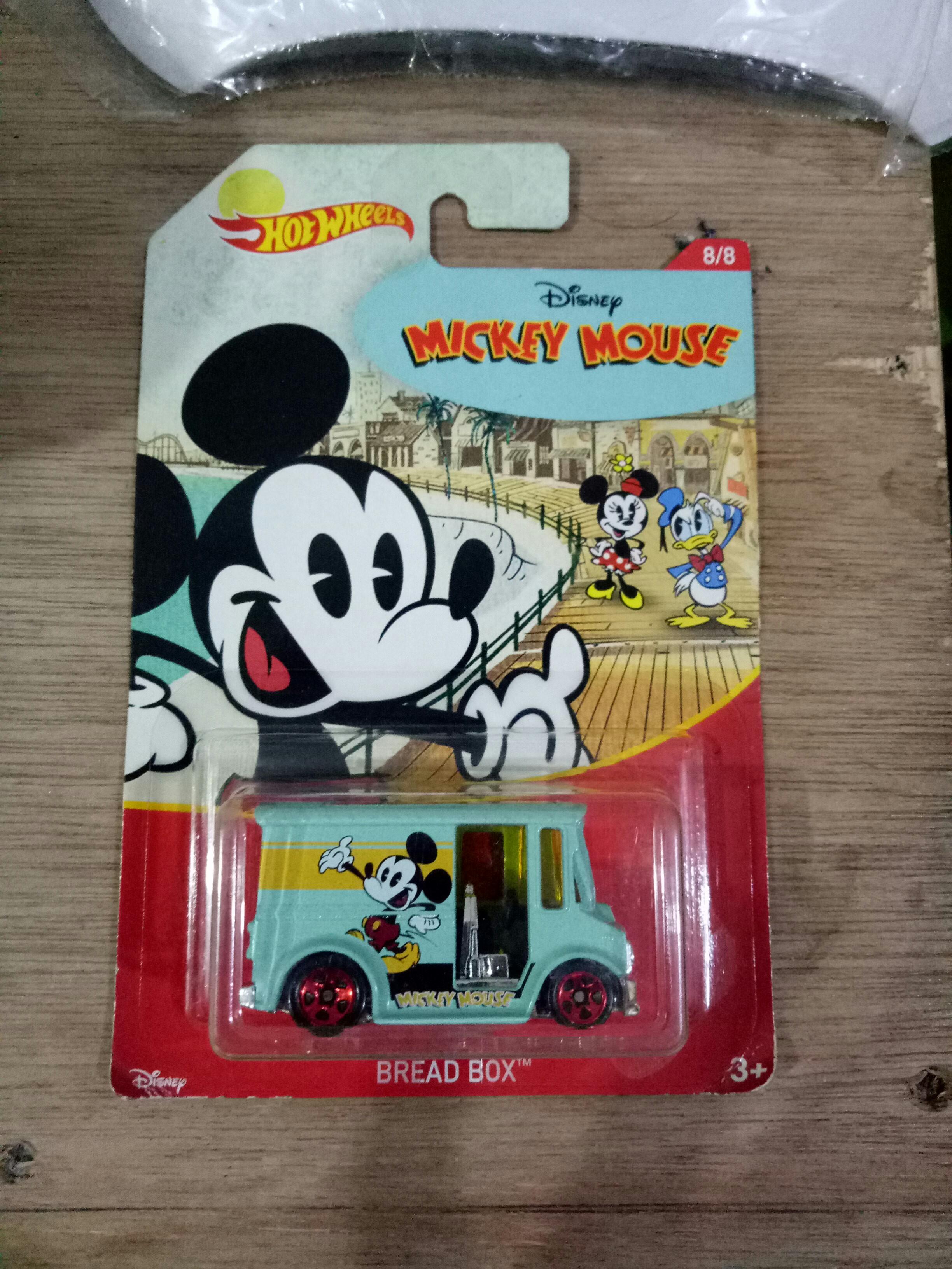 hot wheels mickey mouse bread box