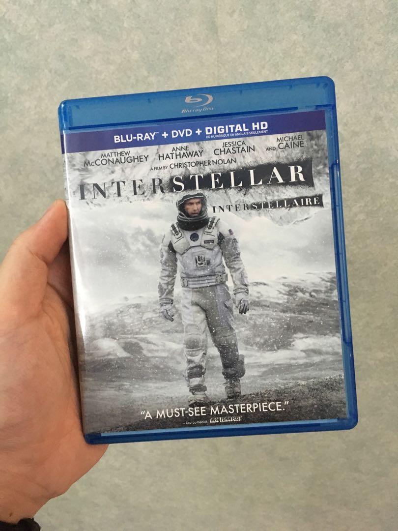 INTERSTELLAR (BLU-RAY + DVD), Hobbies & Toys, Music & Media, CDs & DVDs