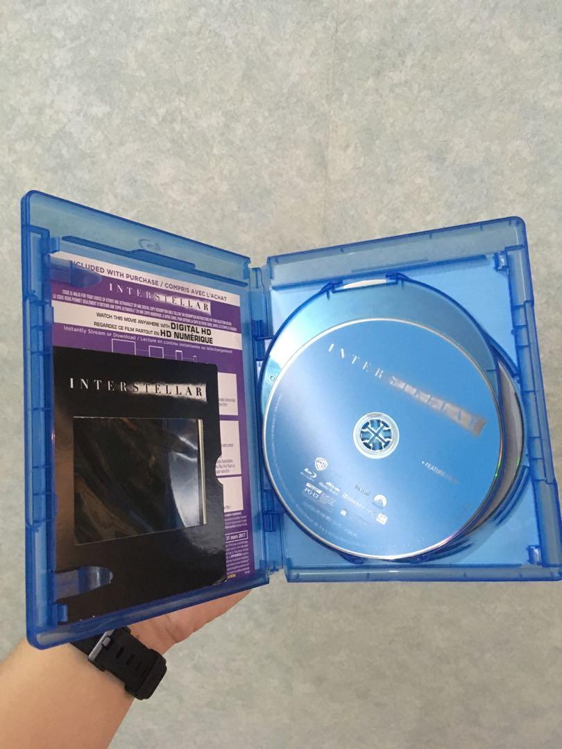 INTERSTELLAR (BLURAY + DVD), Hobbies & Toys, Music & Media, CDs & DVDs