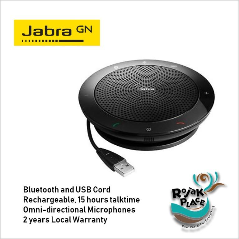 jabra speak 510 wireless bluetooth speaker for softphone and mobile phone