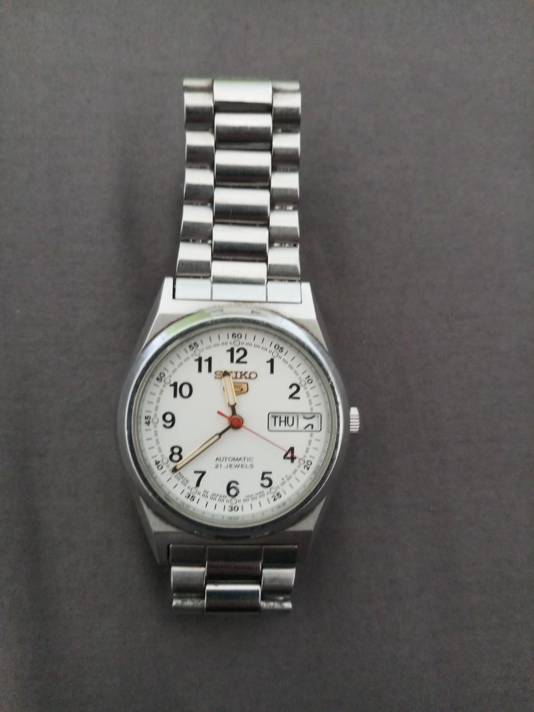 Jam tangan seiko 5 automatic 21 jewels