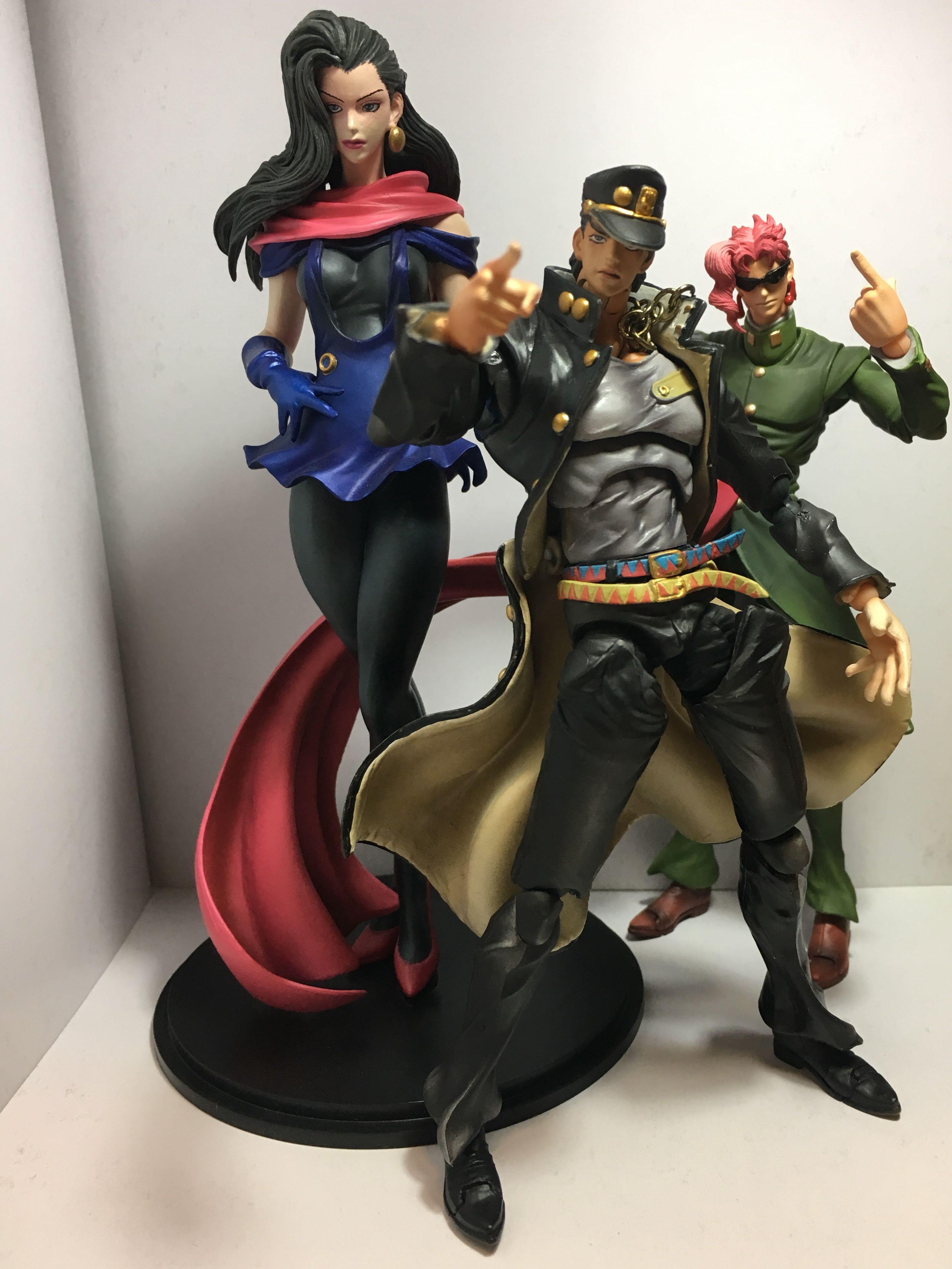 可換jojo Jo Jo 超像可動medicoms Kingarts Jojo 的奇妙冒險承太郎花京院超像 興趣及遊戲 玩具 遊戲類 Carousell