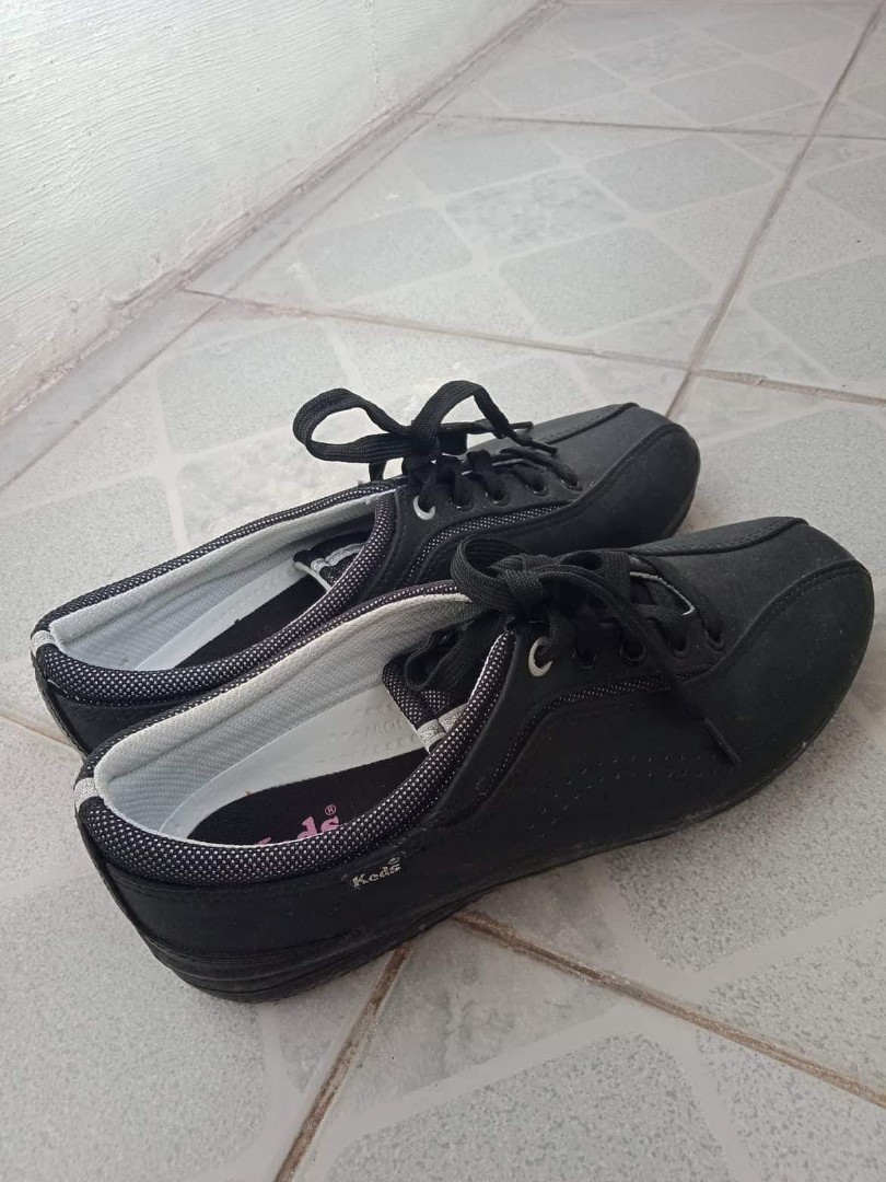 Ked s Spirit Black Silver Women s Sneakers and Athletic Shoes