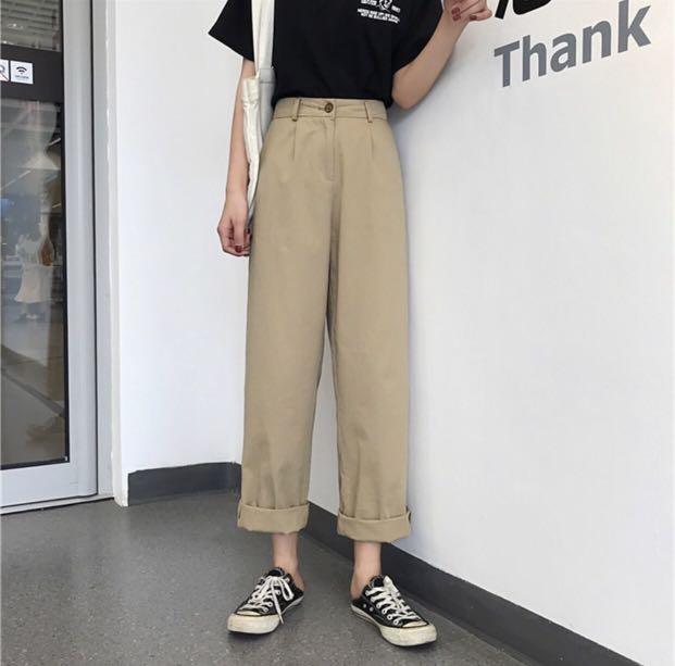 Wide khaki pants Clearance