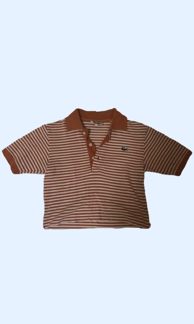 polo cropped lacoste