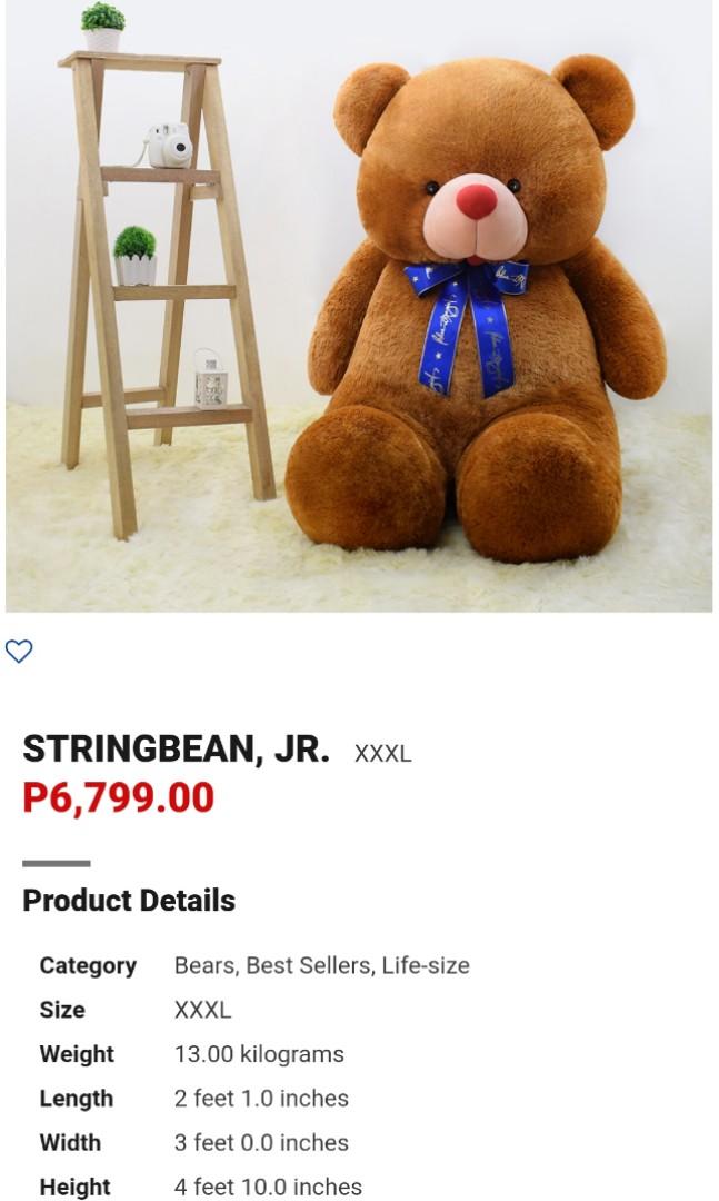 blue magic human size teddy bear price