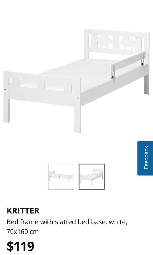 Like new Ikea Kritter toddler bed, Babies & Kids, Baby Nursery & Kids Furniture, Childrens' Beds