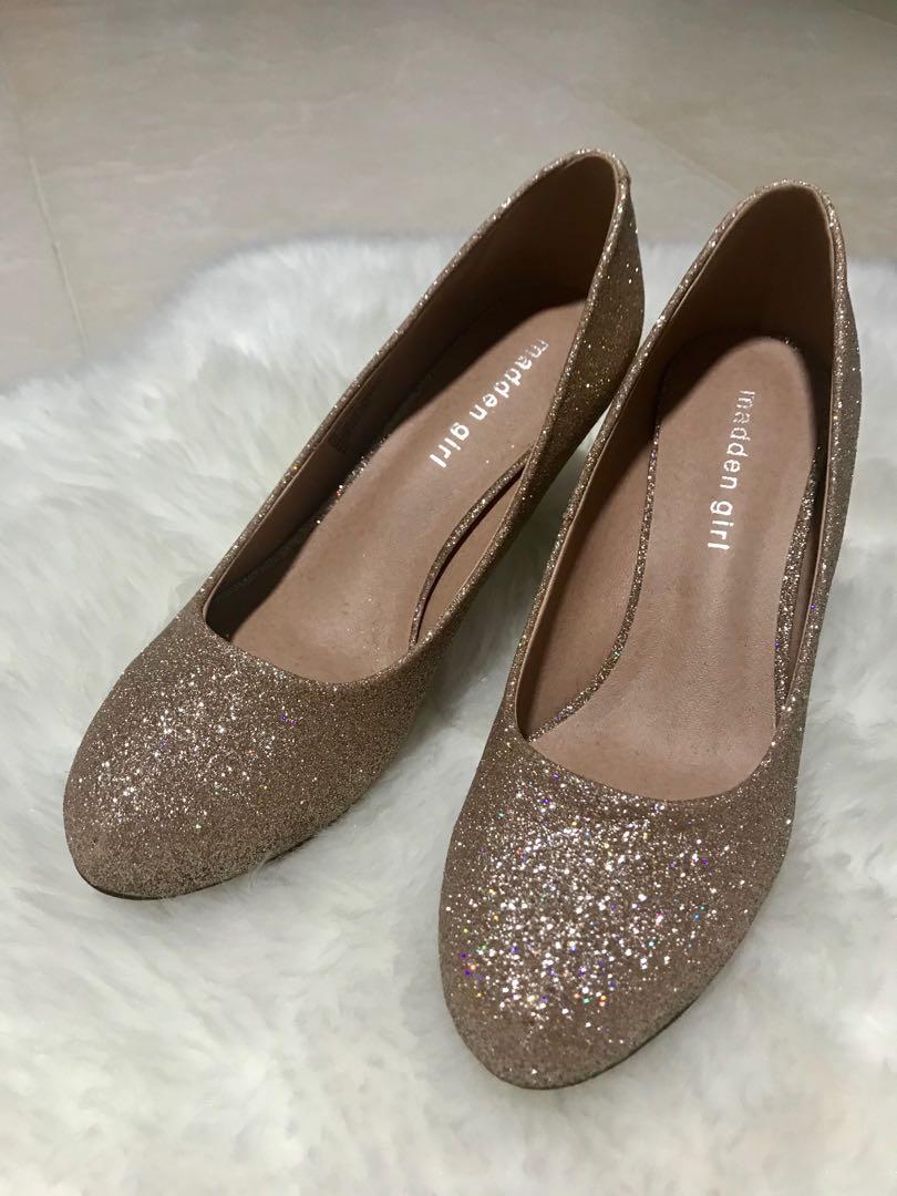 madden girl glitter heels