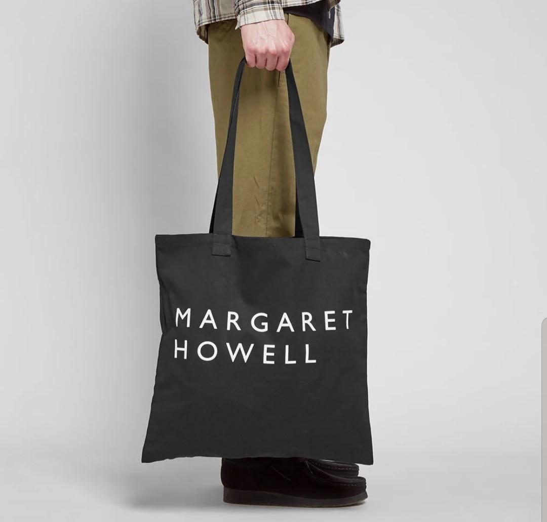 Margaret Howell Black Canvas Tote Bag