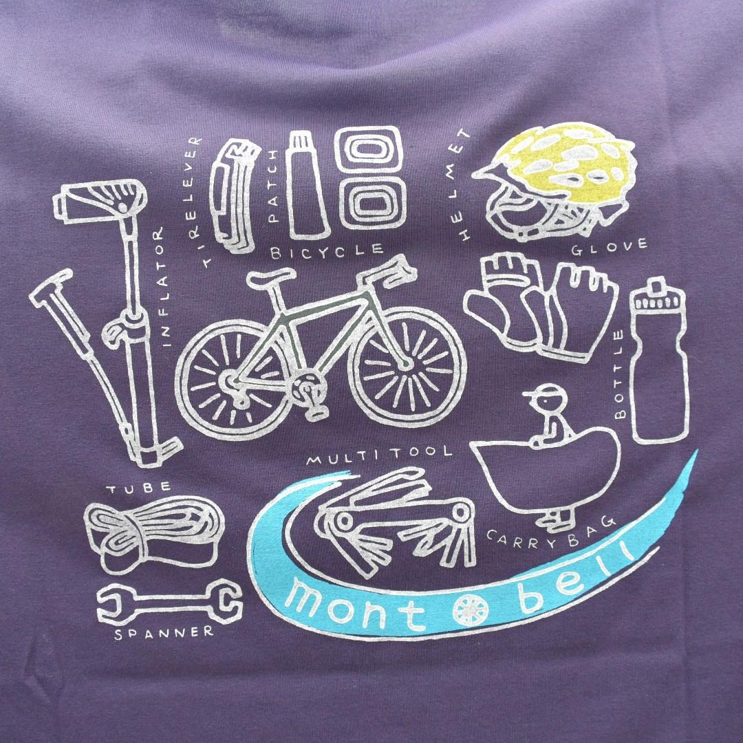 Mont Bell Wickron Tee Bicycle Gear Size M Unisex Montbell T Shirt é‹å‹•ç