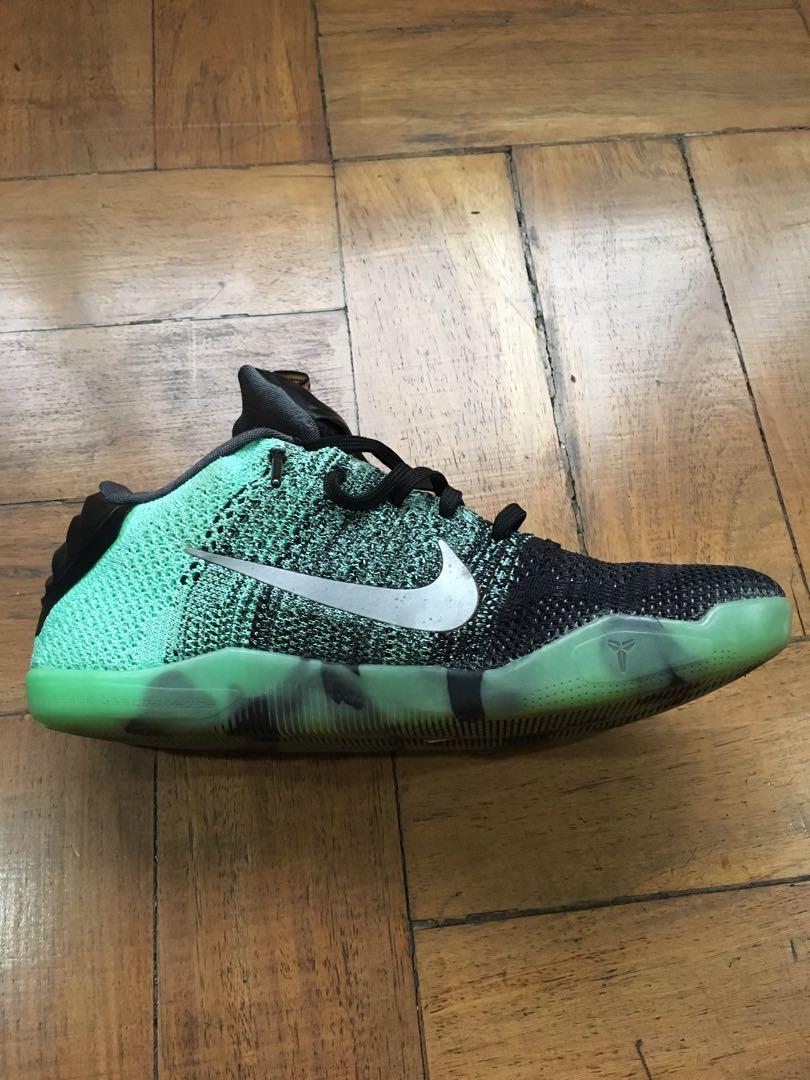 Nike kobe 11 mens green sales