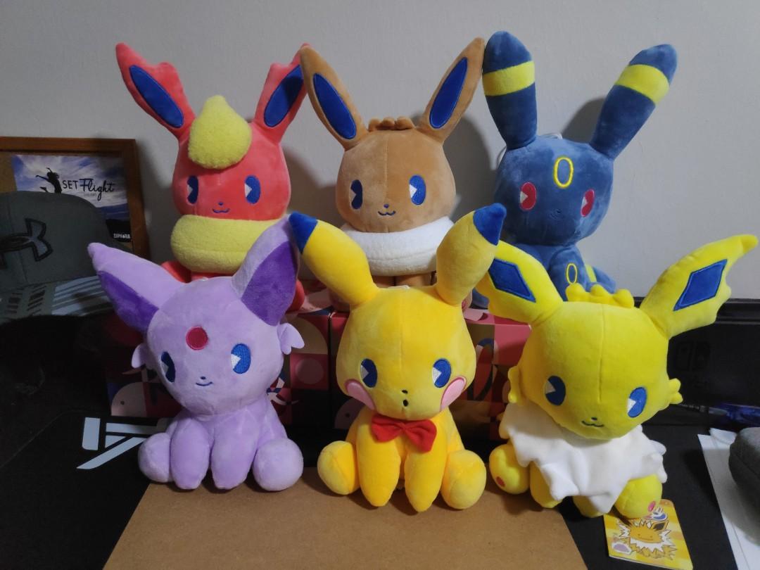 Pokemon Eevee Pikachu Plush Toys Toys Games Stuffed Toys On Carousell