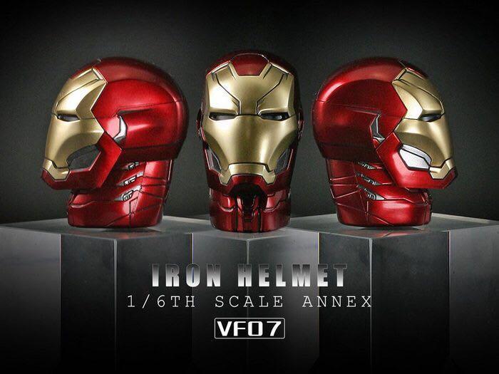 Pre Order Vf Toys Vf07 Marvel Avengers 1 6 Iron Man Mark 47 Helmet Hobbies Toys Toys Games On Carousell