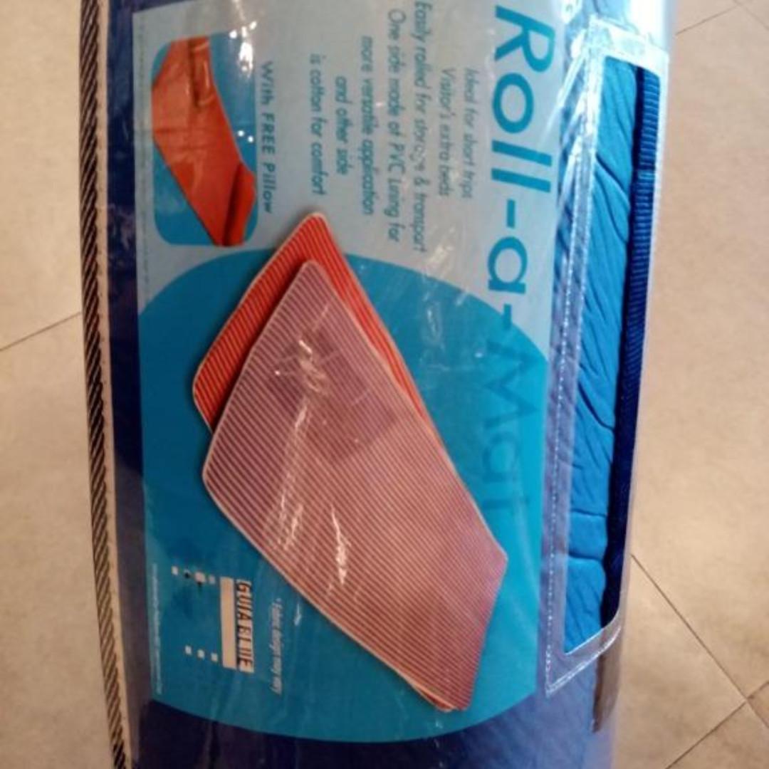 Roll A Mat Uratex Portable Foam Mattress Cod Home Furniture Furniture Fixtures Beds Mattresses On Carousell