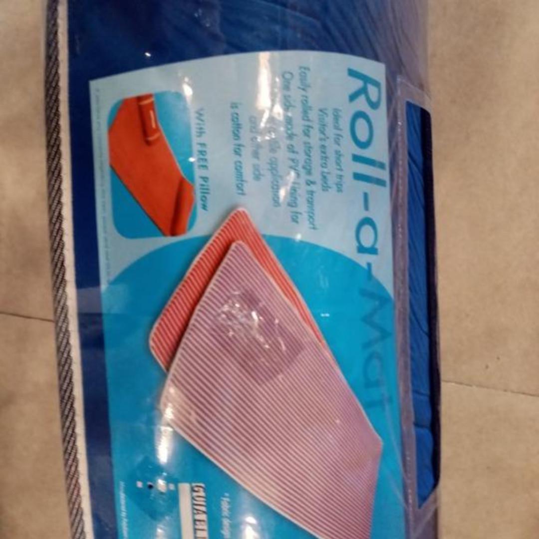 Roll A Mat Uratex Portable Foam Mattress Cod Home Furniture Furniture Fixtures Beds Mattresses On Carousell