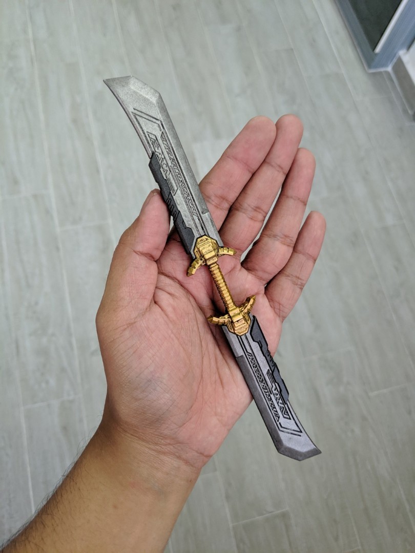 Sh Figuarts Thanos Double Blade Sword Hobbies Toys Toys Games On Carousell