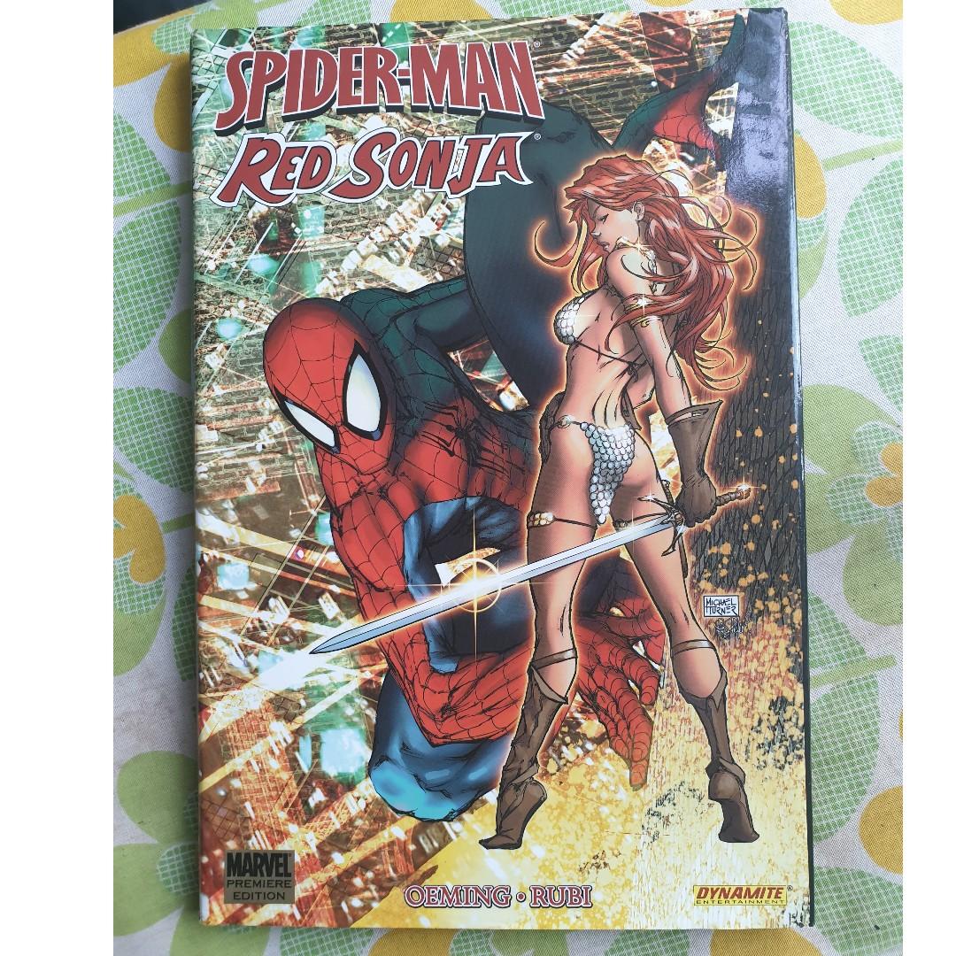 Spider Man Red Sonja Hardcover Tpb Books Stationery Comics Manga On Carousell