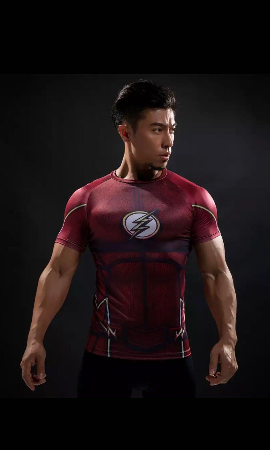 Superheroes Compression Shirt, Men's 