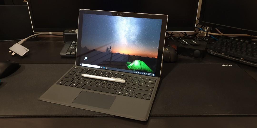 Surface Pro 4 W Pen Keyboard Hdmi Adapter I5 6300 8g Ram 256g Ssd Electronics Computers Laptops On Carousell