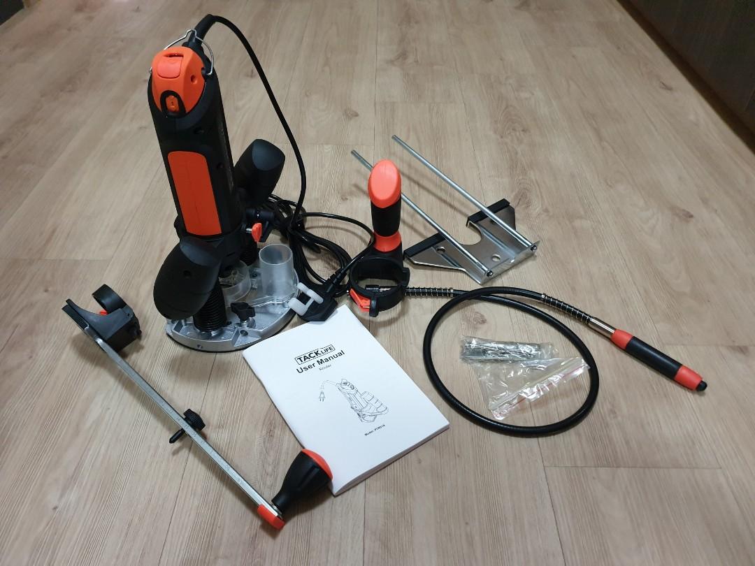 Tacklife plunge and fixed base router deals