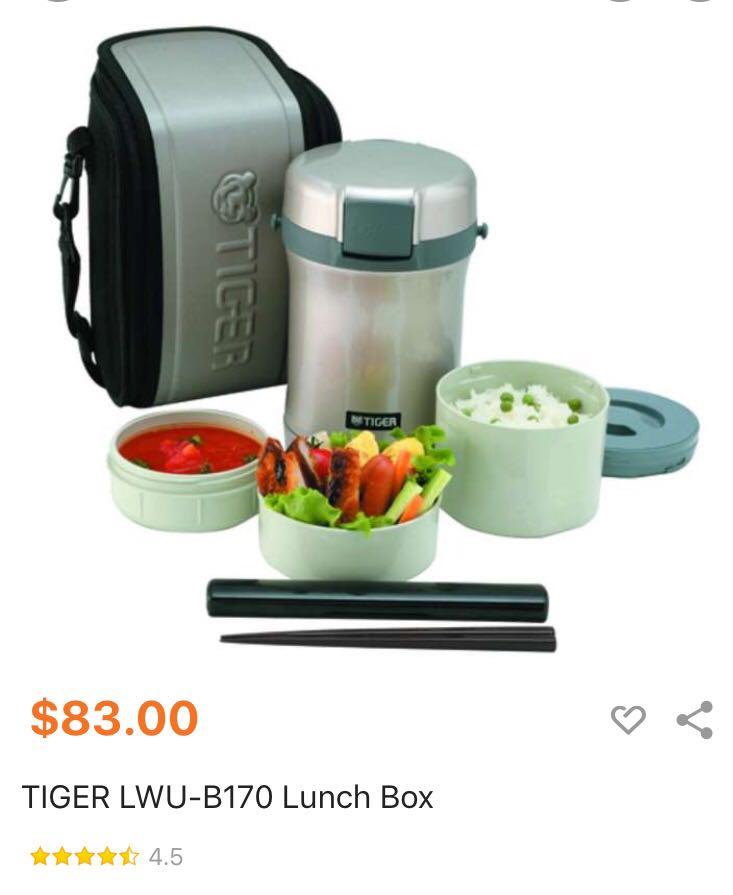 Tiger Lunch Box Keeps Food Hot Home Appliances Kitchenware On