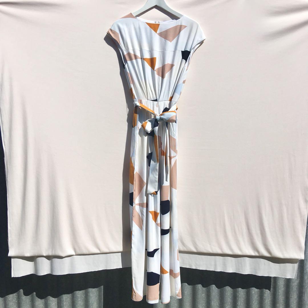 Ty Lr Tie Waist Wide Leg Jumpsuit Women S Fashion Clothes On