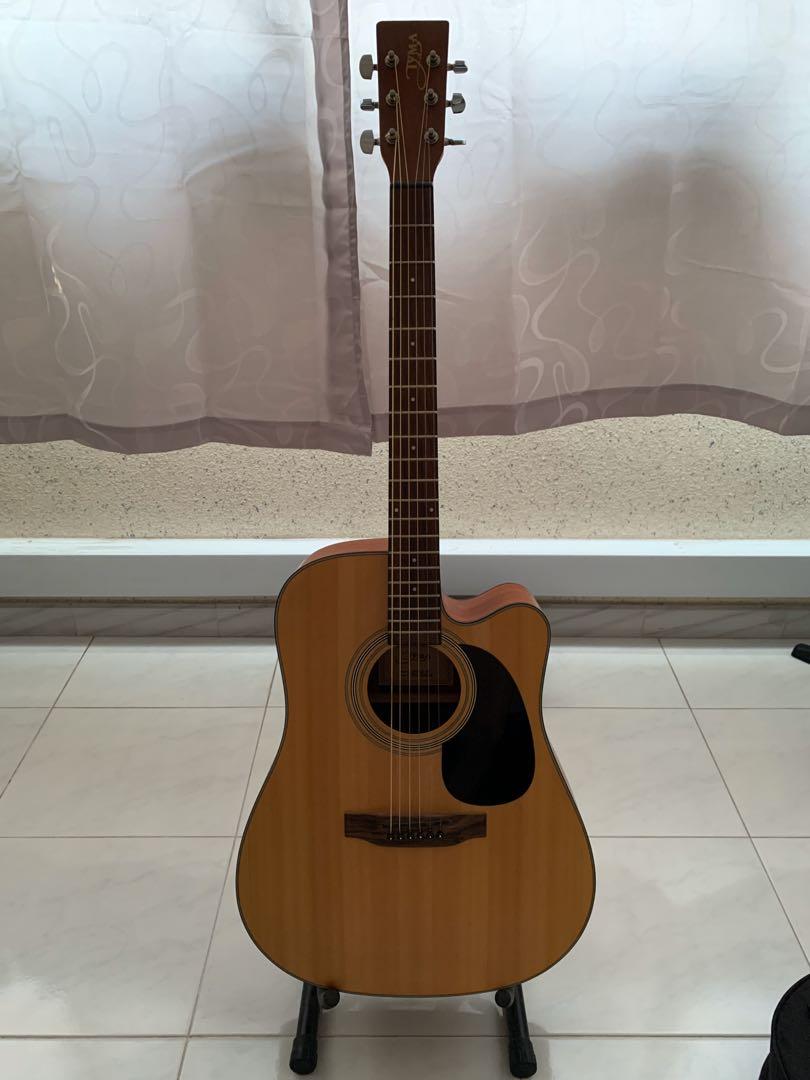 Tyma Acoustic Guitar w Pickup …